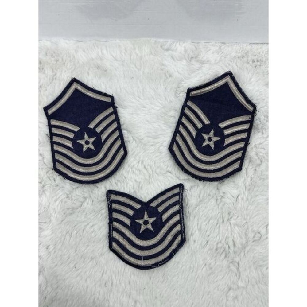 Lot Bulk Vtg Retro Patches Senior Staff Technical Sergeant‎ US Air Force